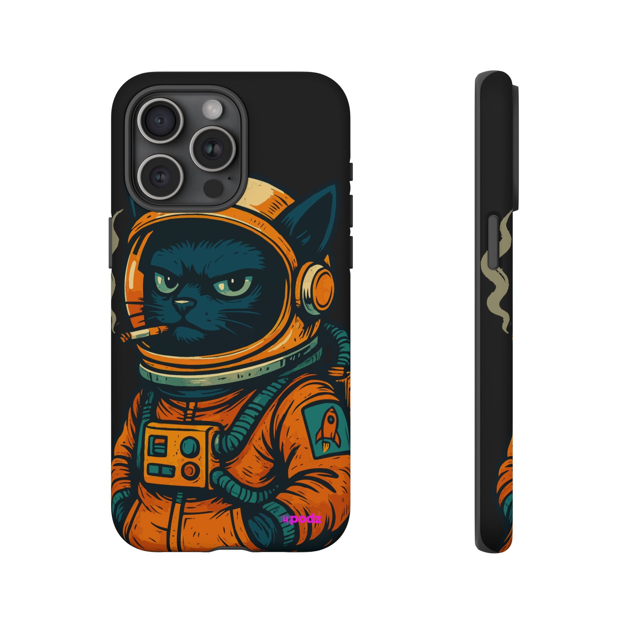 Smoking Cat Design, Tough Cases, Phone Cover