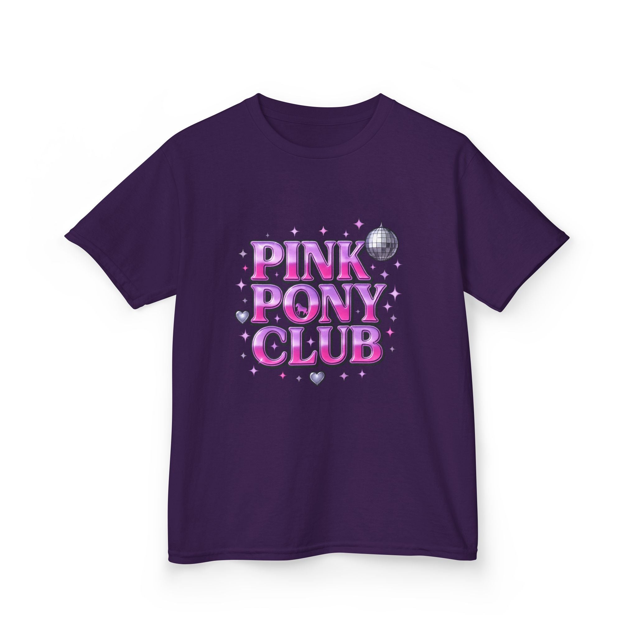 Pink Pony Club! Kids Tee, Fun Graphic Tee, Kids Cotton T-Shirt