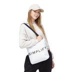 Simplify Tote Bag, Inspirational Gift, Eco-Friendly Shopping Bag
