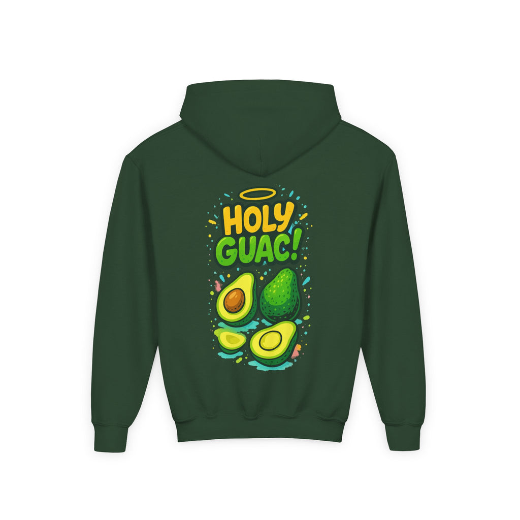 Holy Guacamole Fun Youth Hooded Sweatshirt, Casual Wear