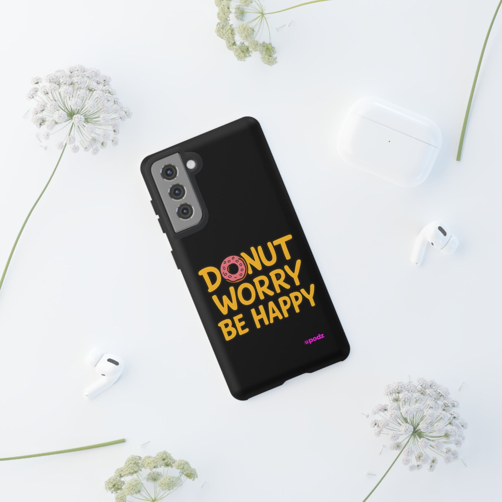 Donut Worry Design, Tough Cases, Phone Cover
