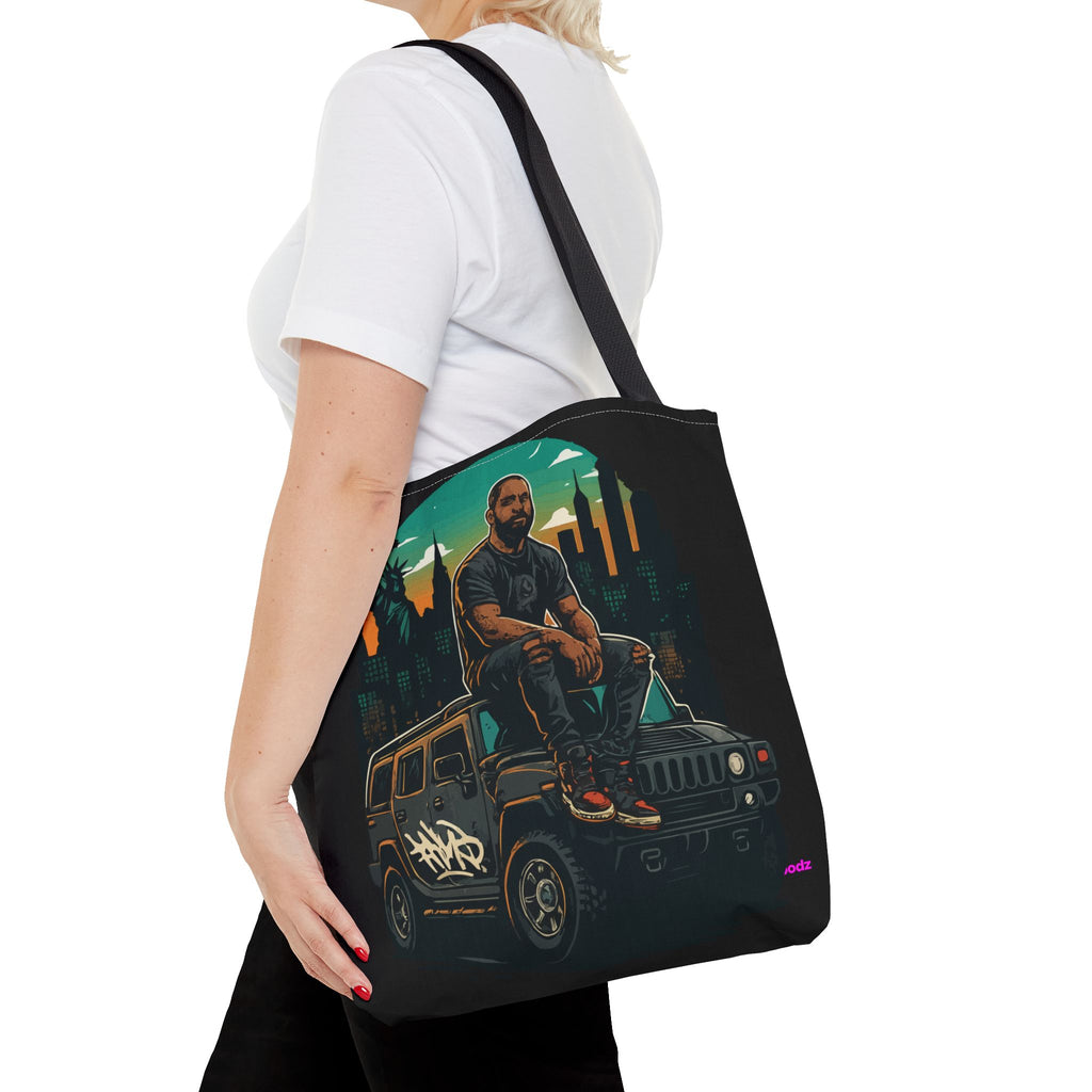 Hanging Out Tote Bag - Quirky Fun Bag