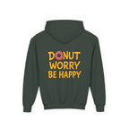 Donuts make me happy, Youth Hooded Sweatshirt, Casual Wear