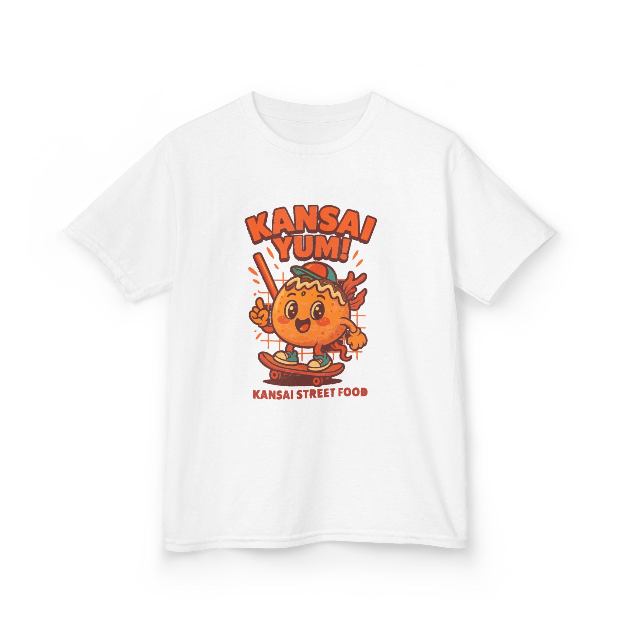 Kansai Yum Tee, Fun Graphic Tee, Kids Cotton T-Shirt