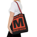 Manipulated Content Tote Bag, Inspirational Gift, Eco-Friendly Shopping Bag