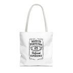 Aged to perfection Tote Bag, Inspirational Gift, Eco-Friendly Shopping Bag