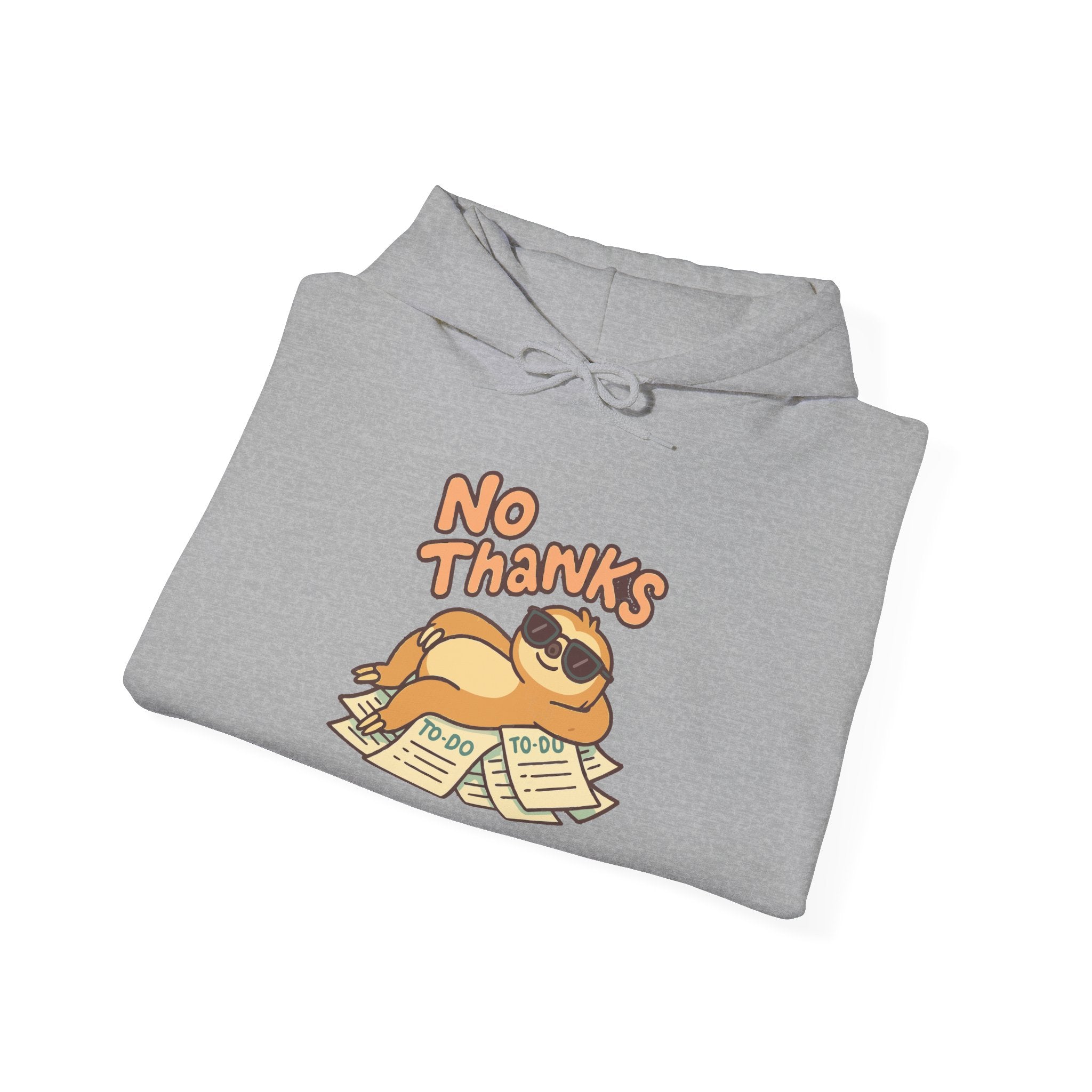 No Thanks Unisex Hoodie - Casual Everyday Essential
