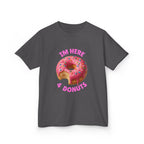 Donuts are life! Kids Tee, Fun Graphic Tee, Kids Cotton T-Shirt