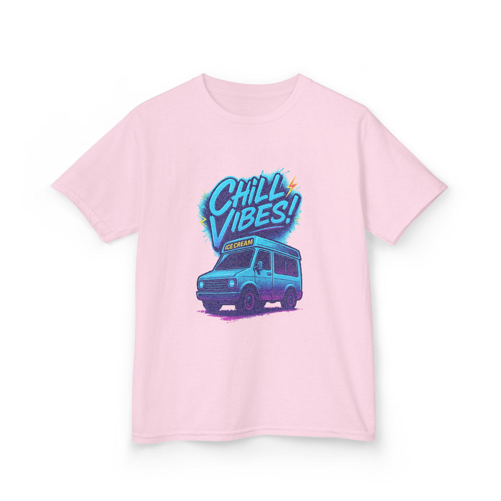 Chill Vibes Kids Tee, Fun Graphic Tee, Kids Cotton T-Shirt