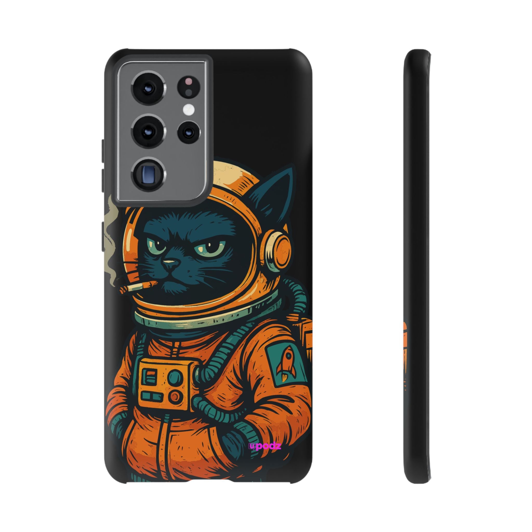 Smoking Cat Design, Tough Cases, Phone Cover
