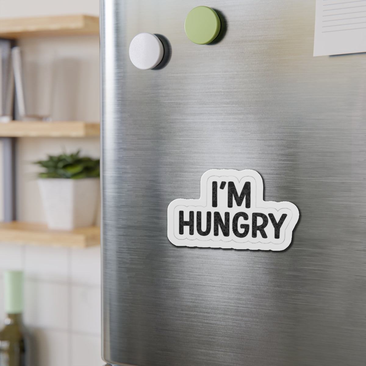 Hungry Die-Cut Magnets | Fun Kitchen Decor