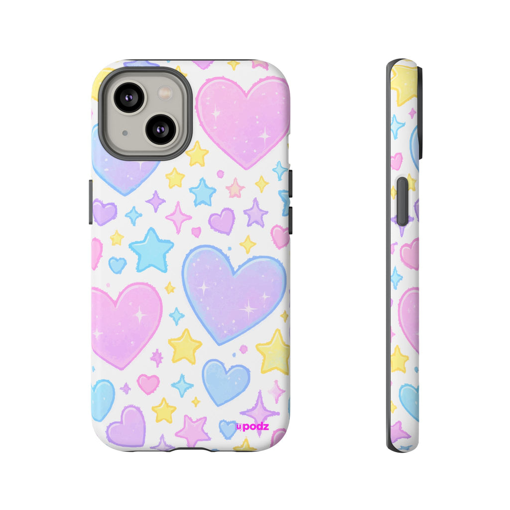 Colourful Doodle Design, Tough Cases, Phone Cover