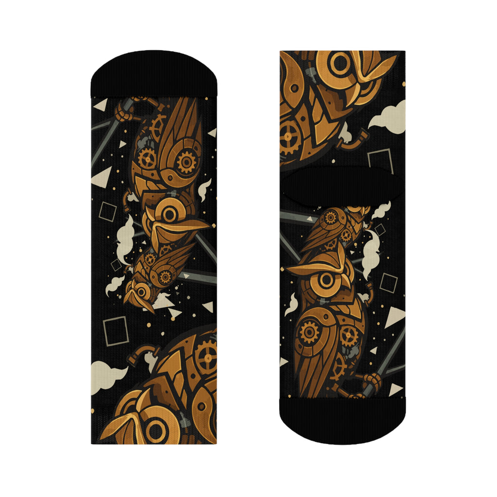 Owl Night Socks, Funky Design