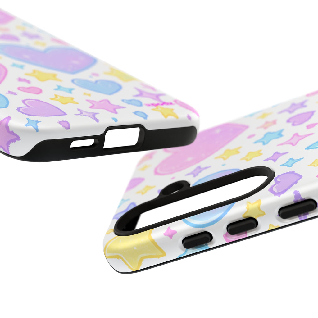 Colourful Doodle Design, Tough Cases, Phone Cover