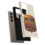 Burger Thing Design, Tough Cases, Phone Cover
