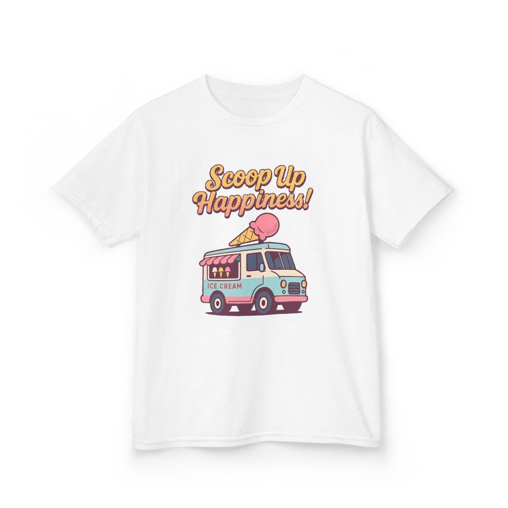 Scoop up happiness! Kids Tee, Fun Graphic Tee, Kids Cotton T-Shirt