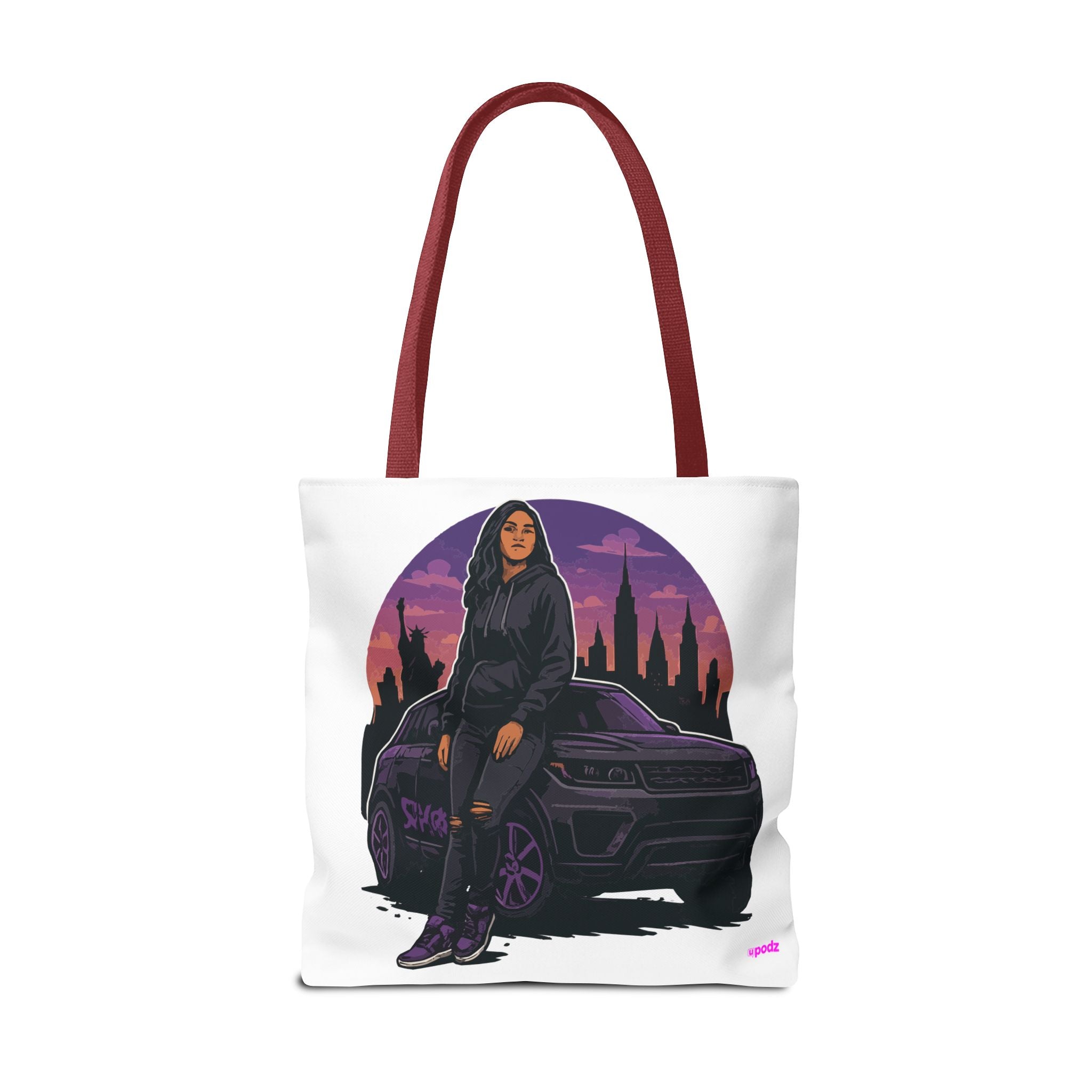 Just Cruzin Tote Bag - Quirky Fun Bag