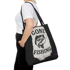 Gone Fishing Tote Bag - Quirky Fun Bag
