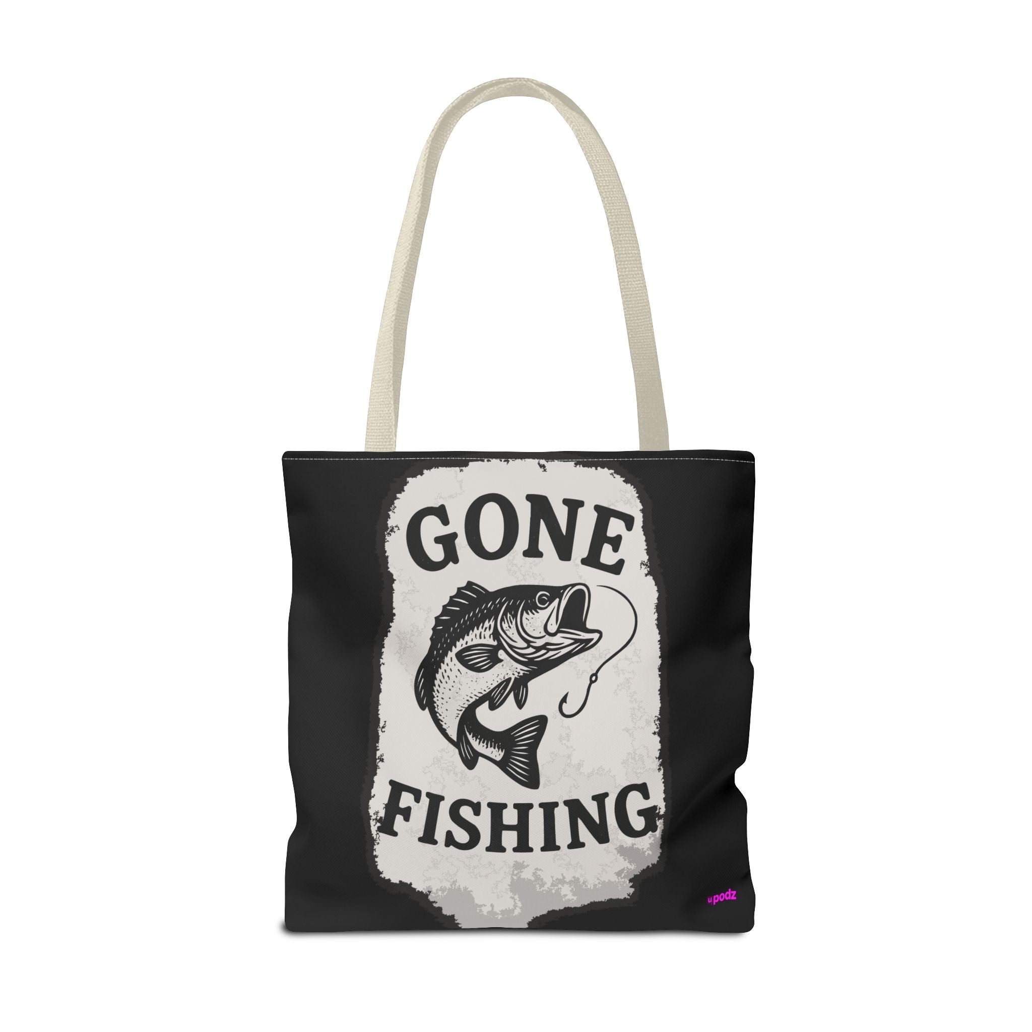 Gone Fishing Tote Bag - Quirky Fun Bag