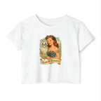 Retro Route 66 Festival Crop Top, Vintage Summer Boho Top
