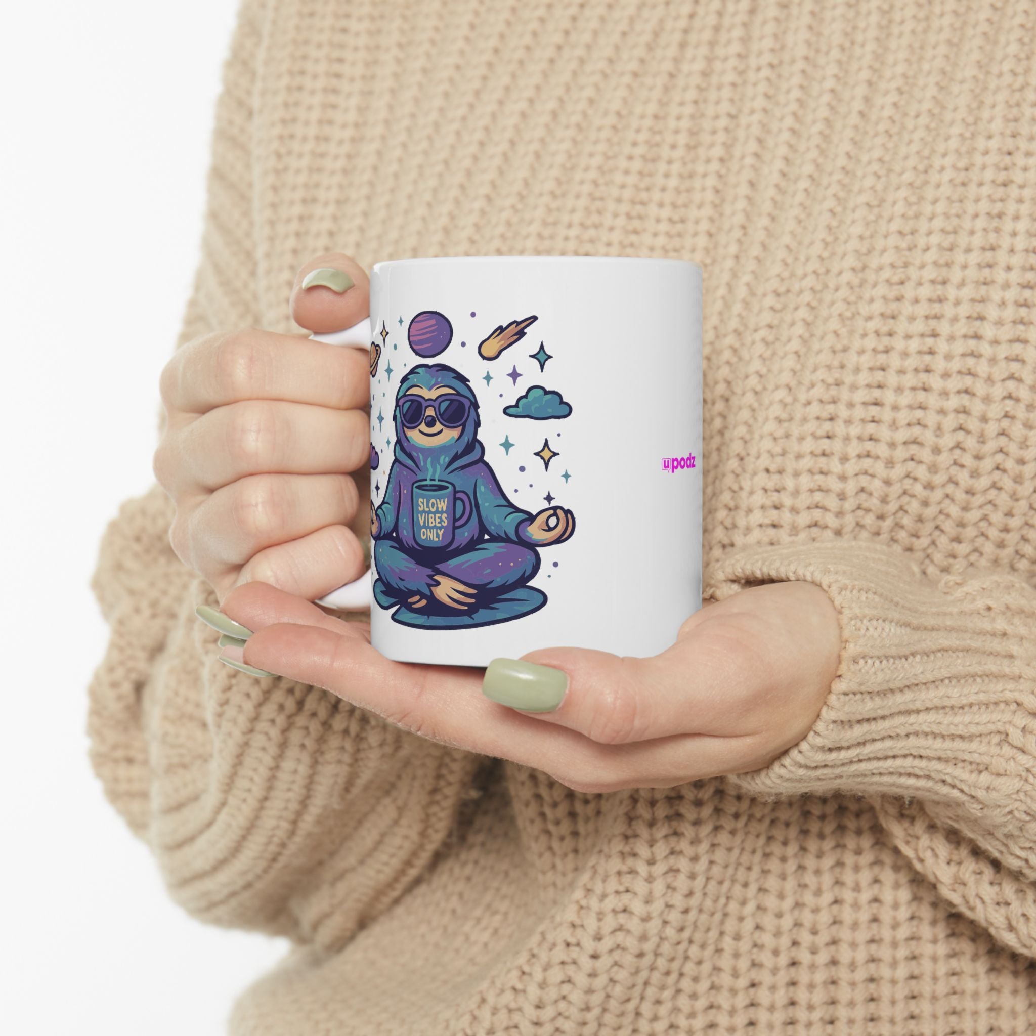 Slow Vibes Only Ceramic Mug |  Personalized Mug