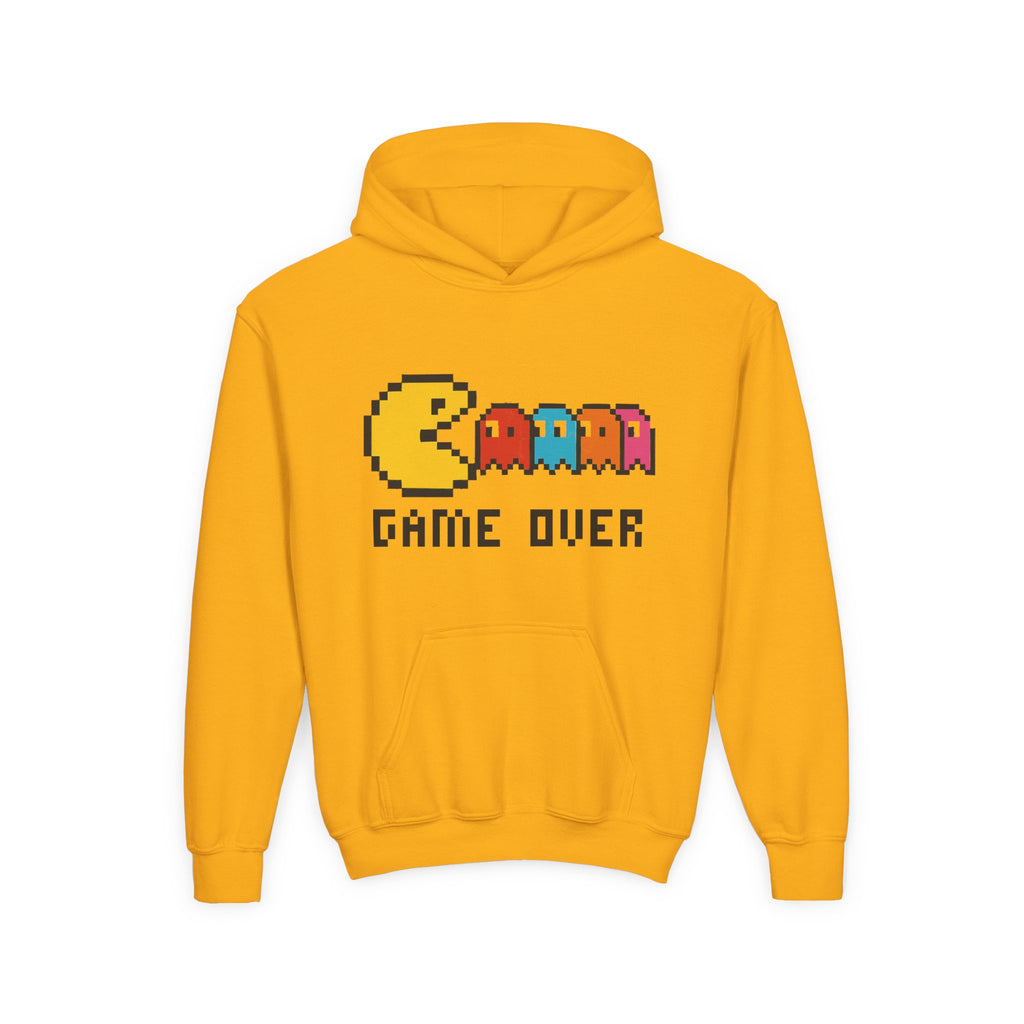 Game Over Youth Hooded Sweatshirt, Casual Wear