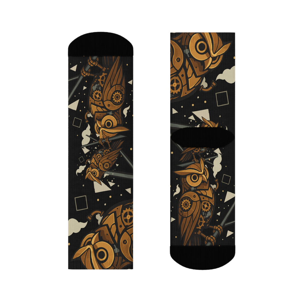 Owl Night Socks, Funky Design