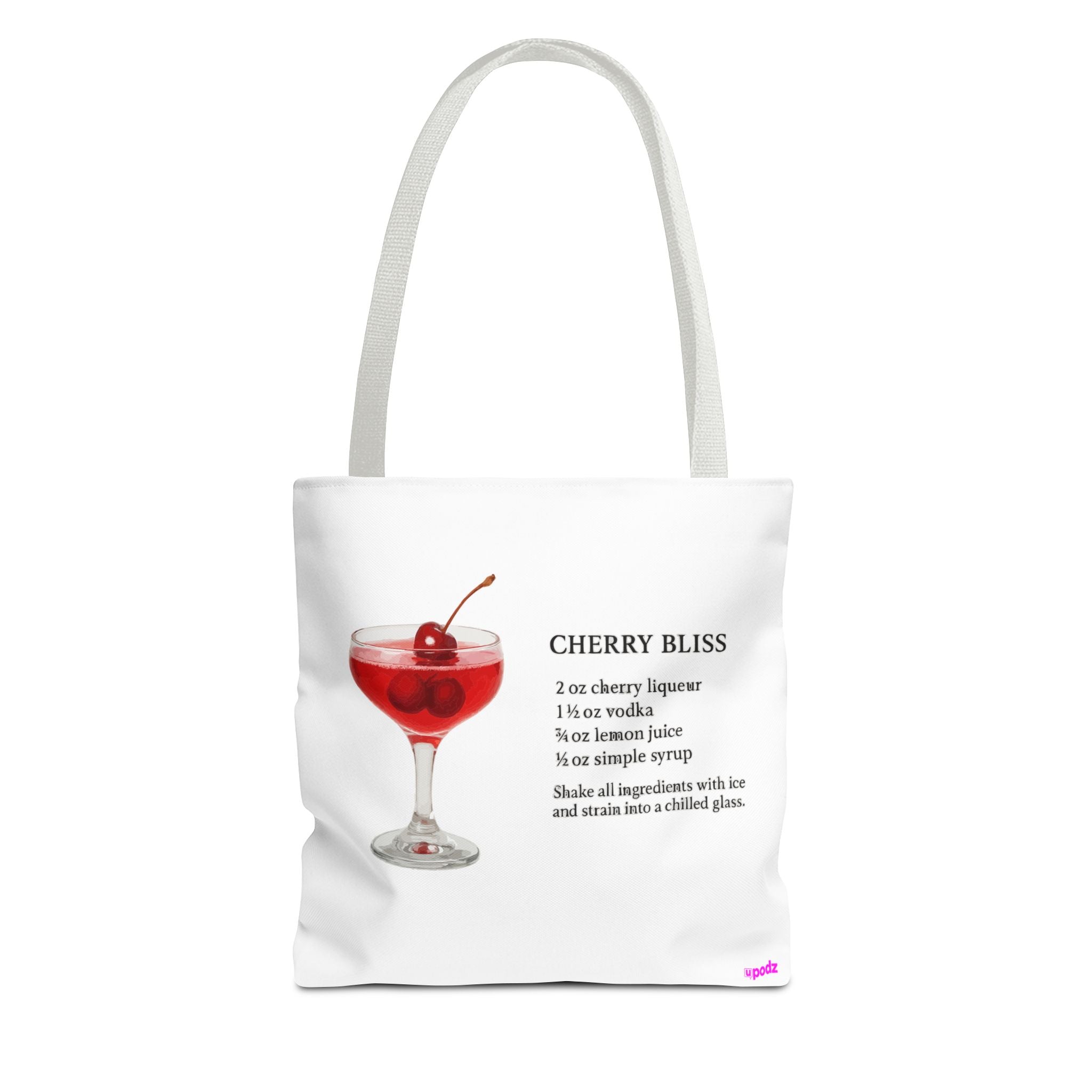 Cherry Cocktail Tote Bag - Quirky Fun Bag