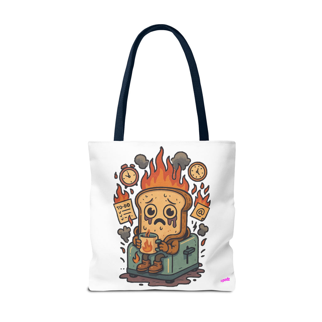 Burnt Toast Tote Bag - Quirky Fun Bag