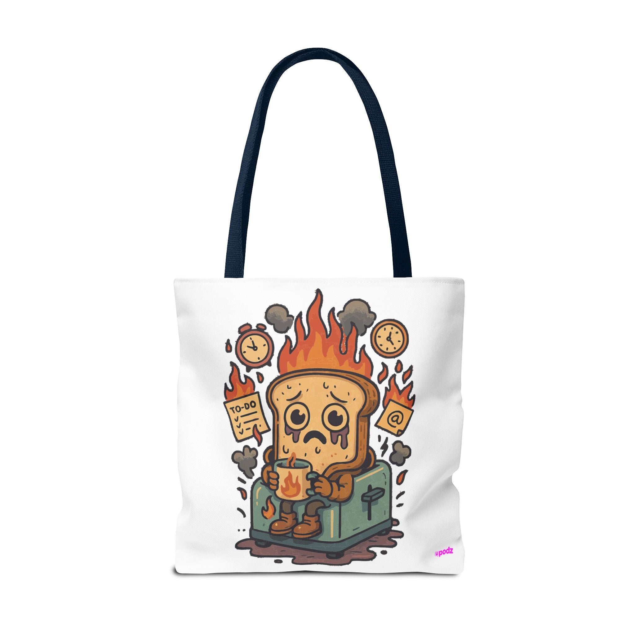 Burnt Toast Tote Bag - Quirky Fun Bag