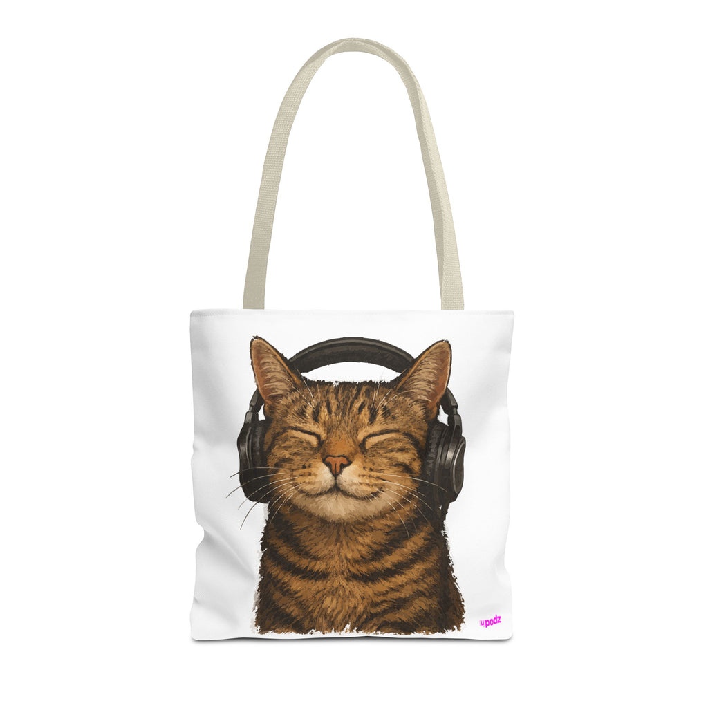 Kitty Love Tote Bag - Quirky Design, Fun Bag