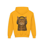 Cool Cat, Youth Hooded Sweatshirt, Casual Wear