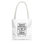 Aged to perfection Tote Bag, Inspirational Gift, Eco-Friendly Shopping Bag