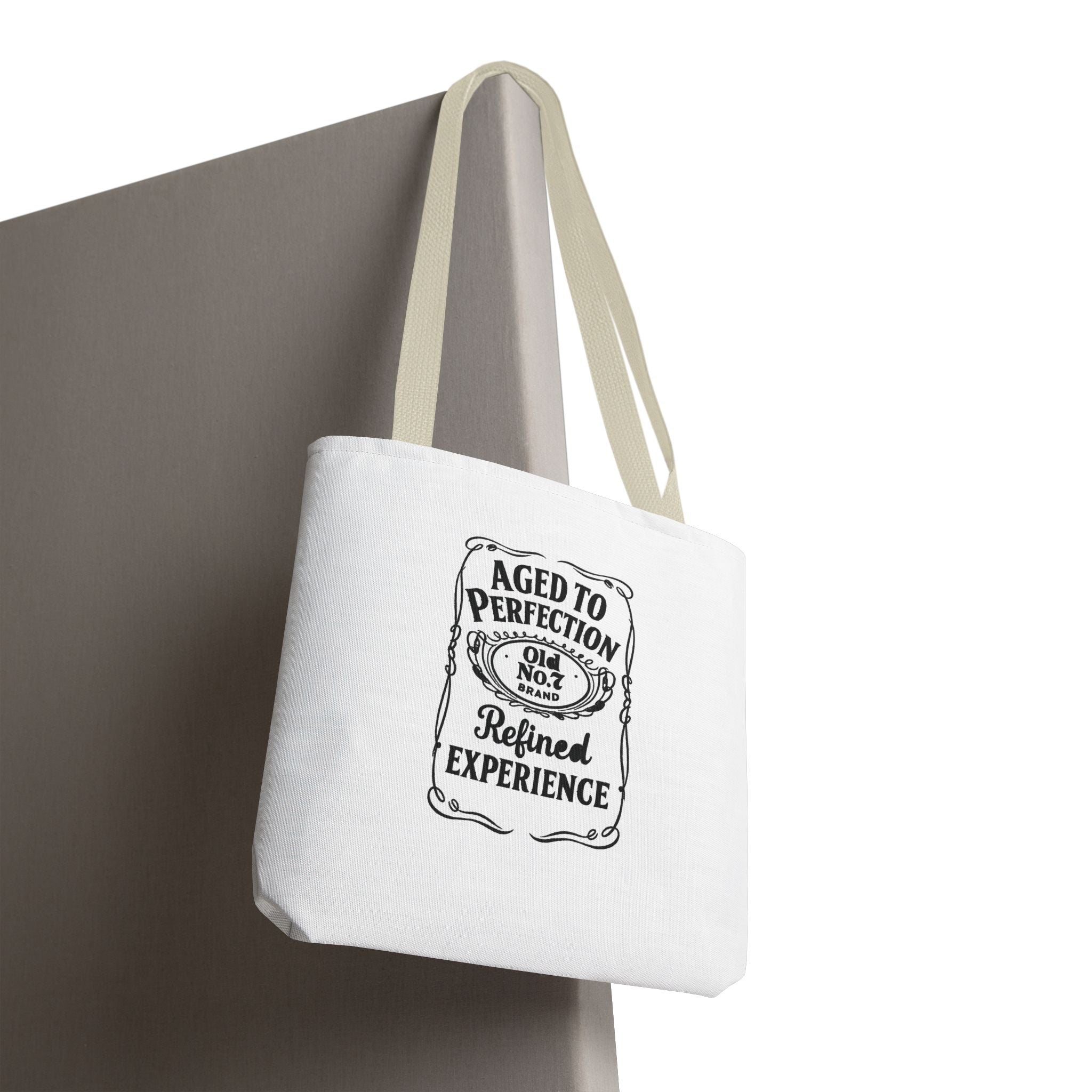 Aged to perfection Tote Bag, Inspirational Gift, Eco-Friendly Shopping Bag