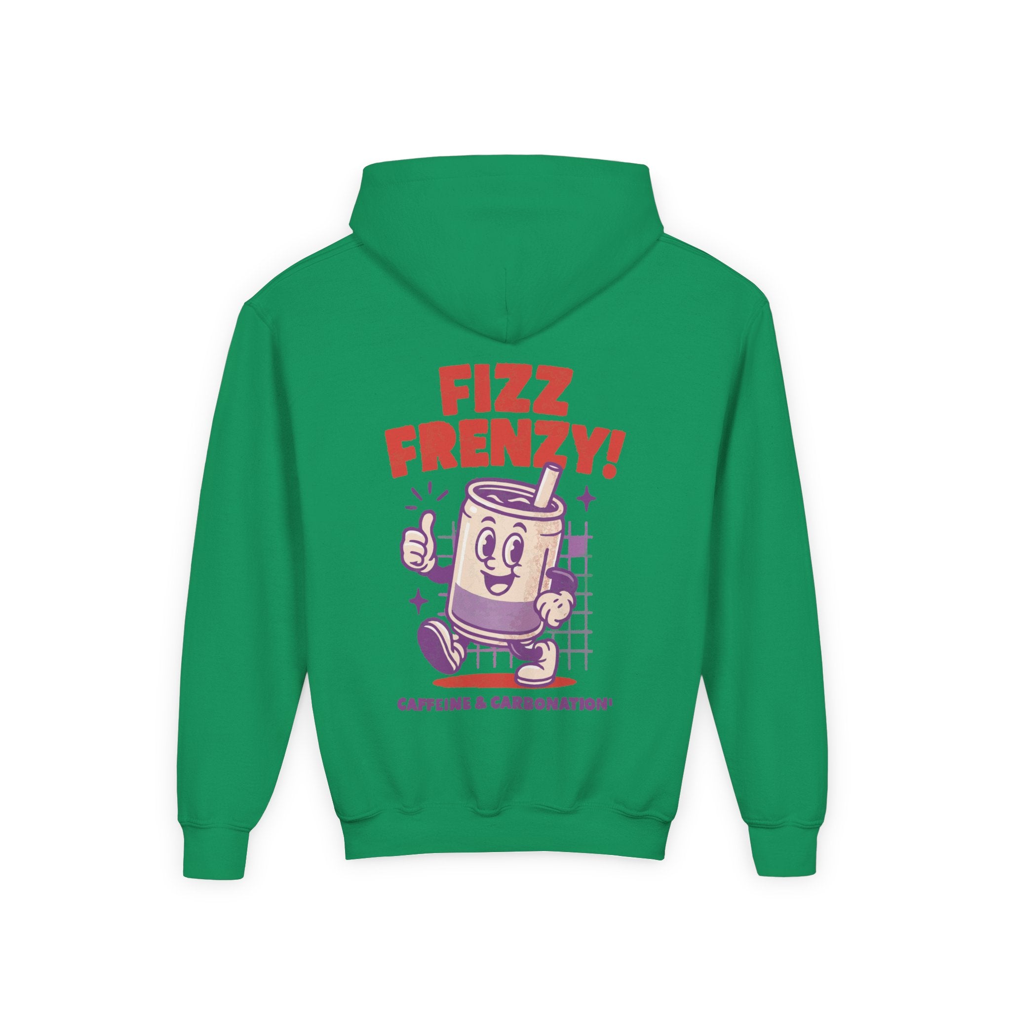 Soda Fizz Frenzy Youth Hooded Sweatshirt, Casual Wear