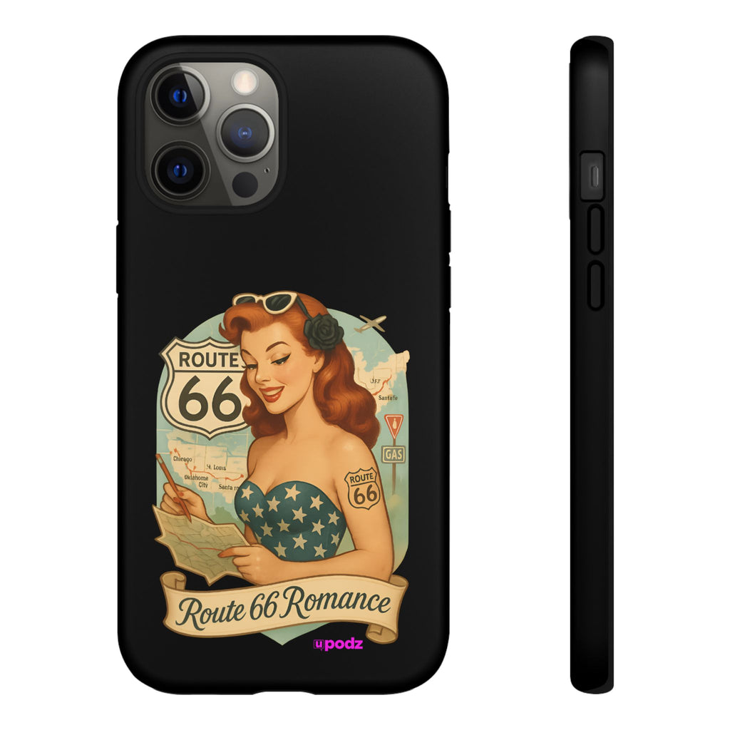 Route 66 Design, Tough Cases, Phone Cover, Unique Gift