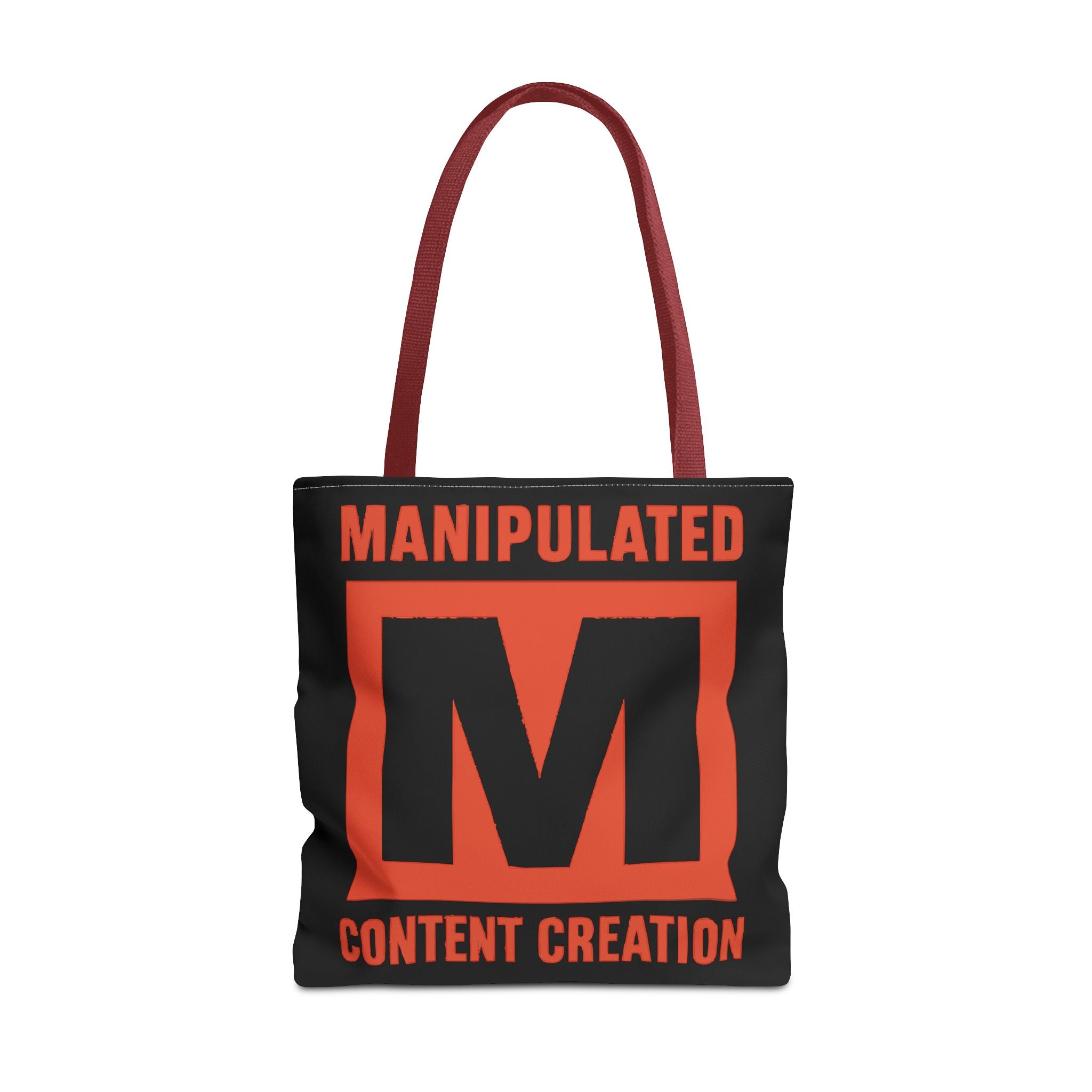 Manipulated Content Tote Bag, Inspirational Gift, Eco-Friendly Shopping Bag