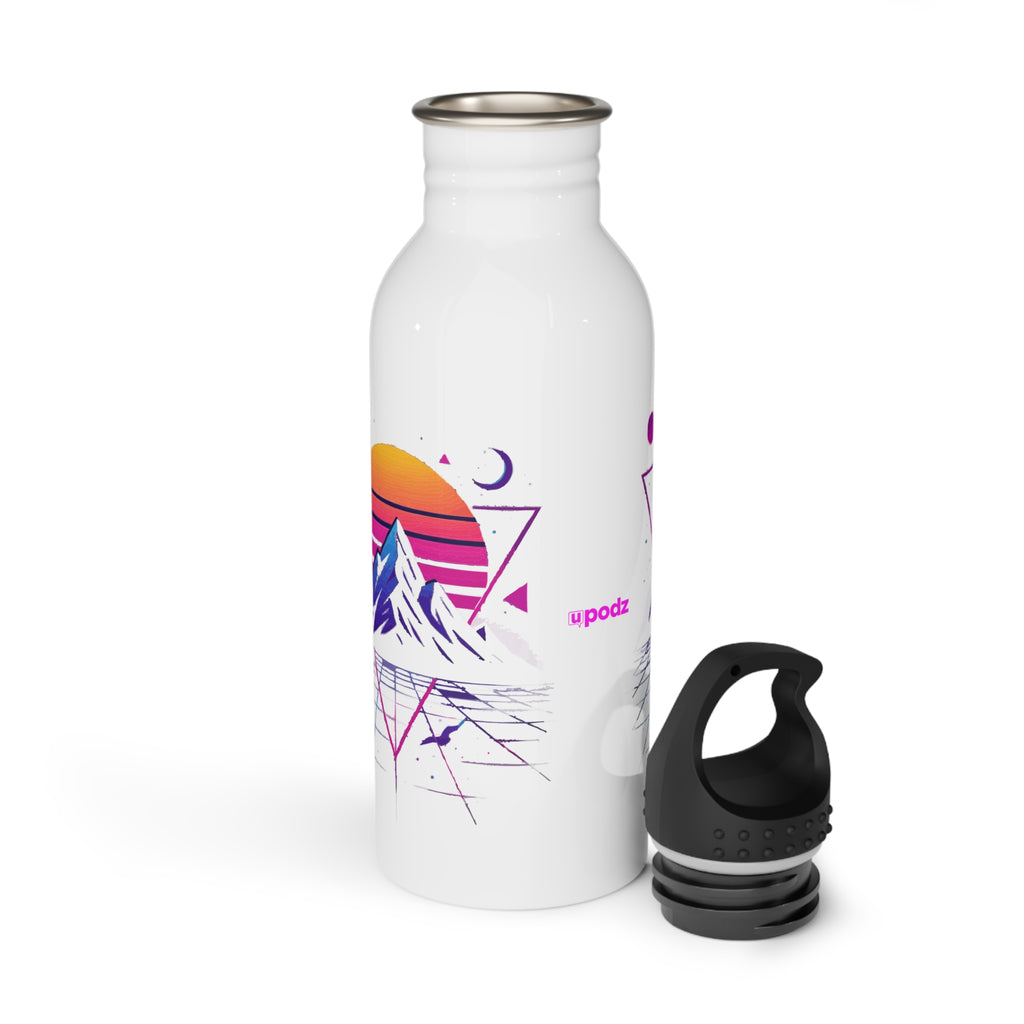 Mountain and Moon Water Bottle, Reusable Sports Hydration Flask