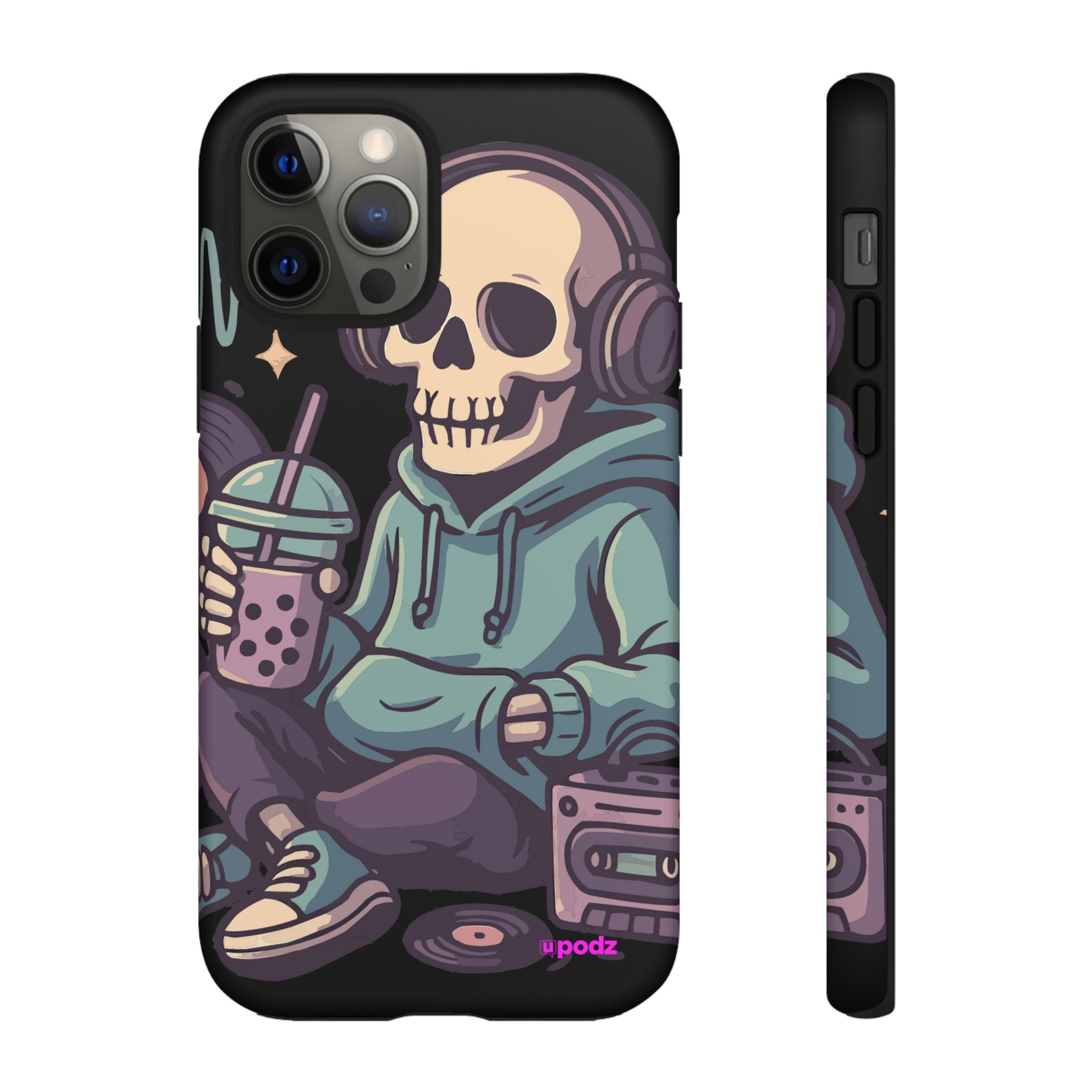 Skull Headphones Design, Tough Cases, Phone Cover