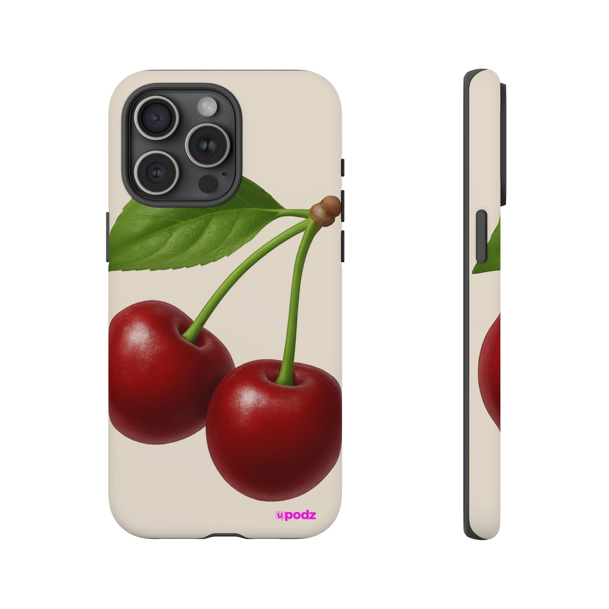 Red Cherry Design, Tough Cases, Phone Cover