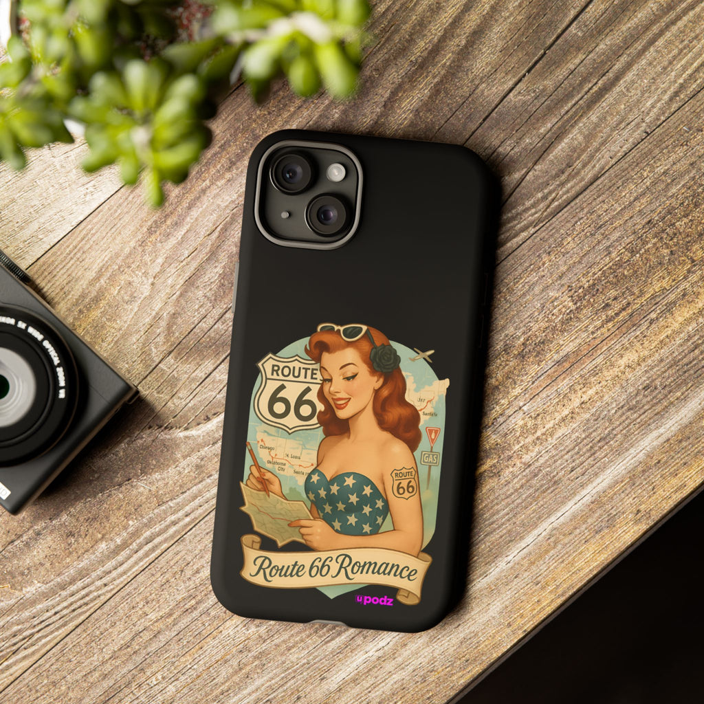 Route 66 Design, Tough Cases, Phone Cover, Unique Gift