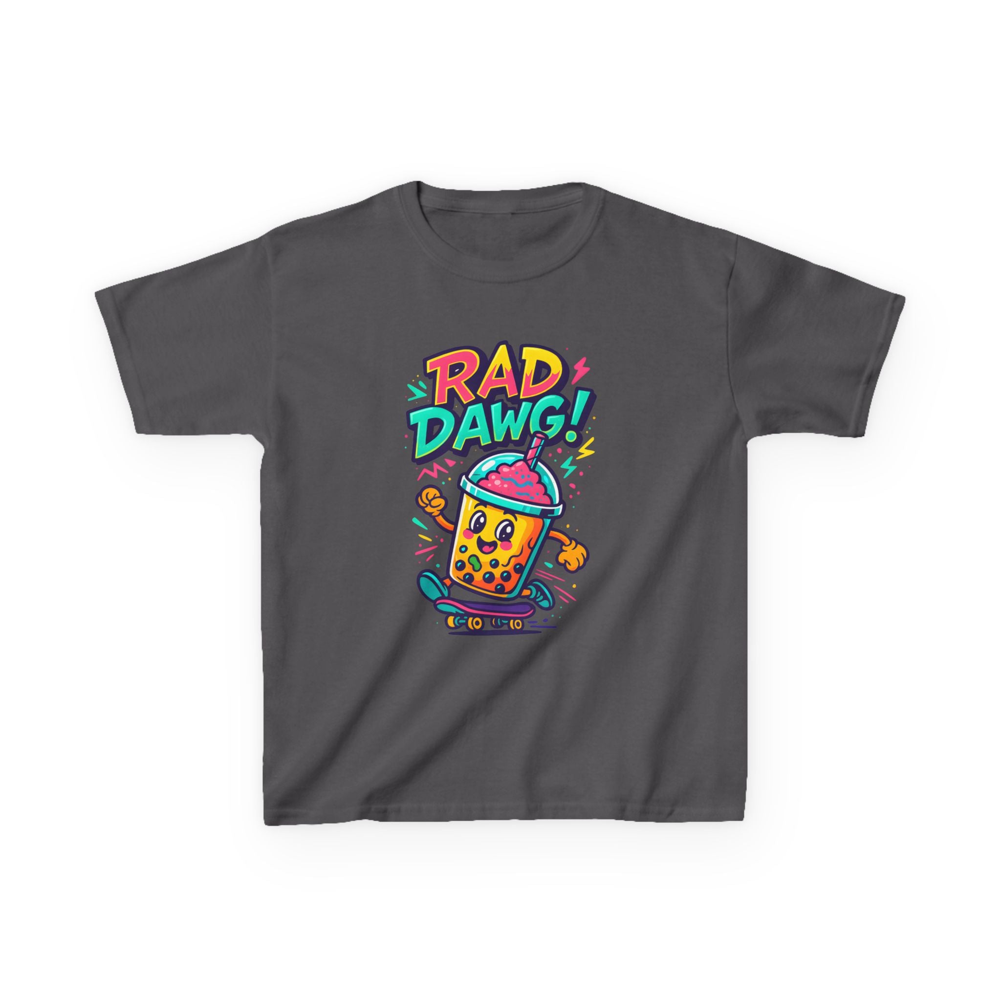 Rad Dawg Kids Tee, Fun Graphic Tee, Kids Cotton T-Shirt
