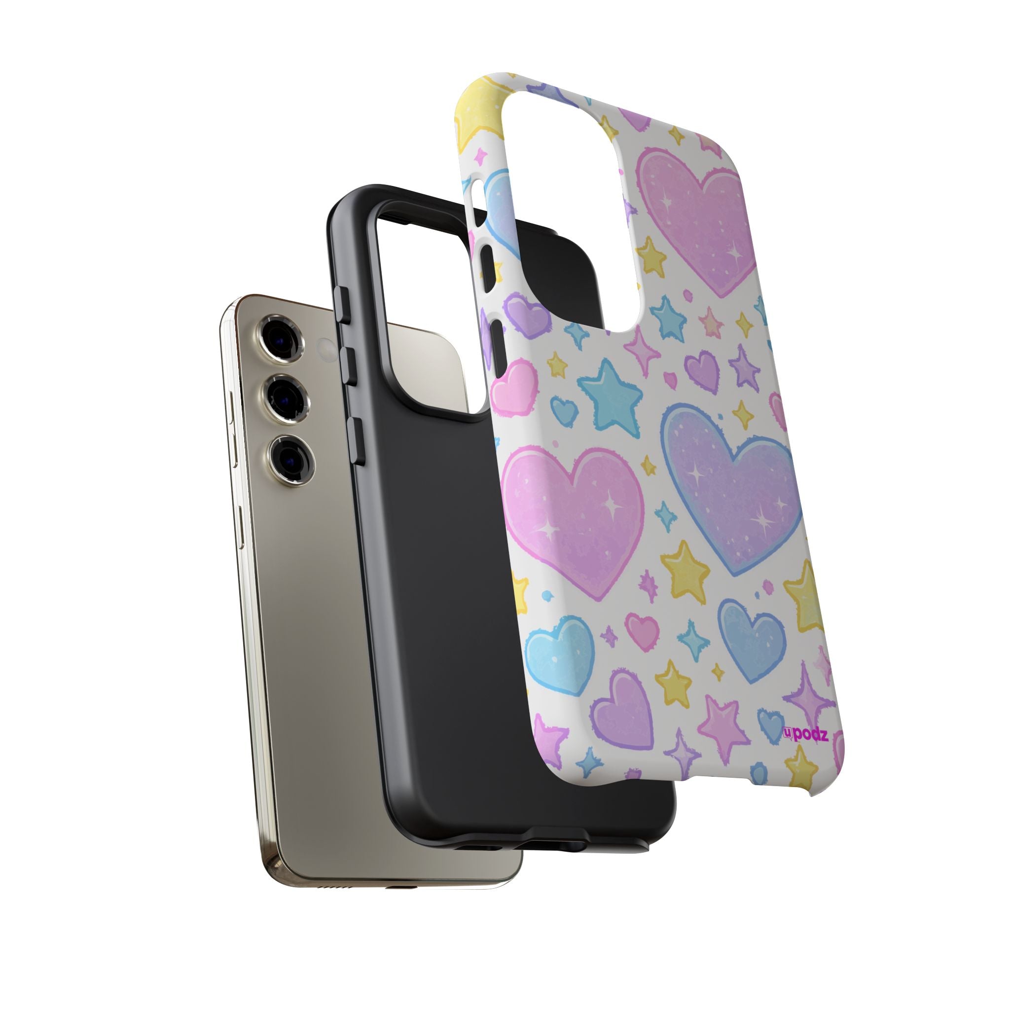 Colourful Doodle Design, Tough Cases, Phone Cover