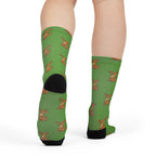 Kangaroo, Fun Funky Sublimation Crew Socks