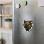 Bull Dog Sunset Die-Cut Magnets | Cute Home Decor