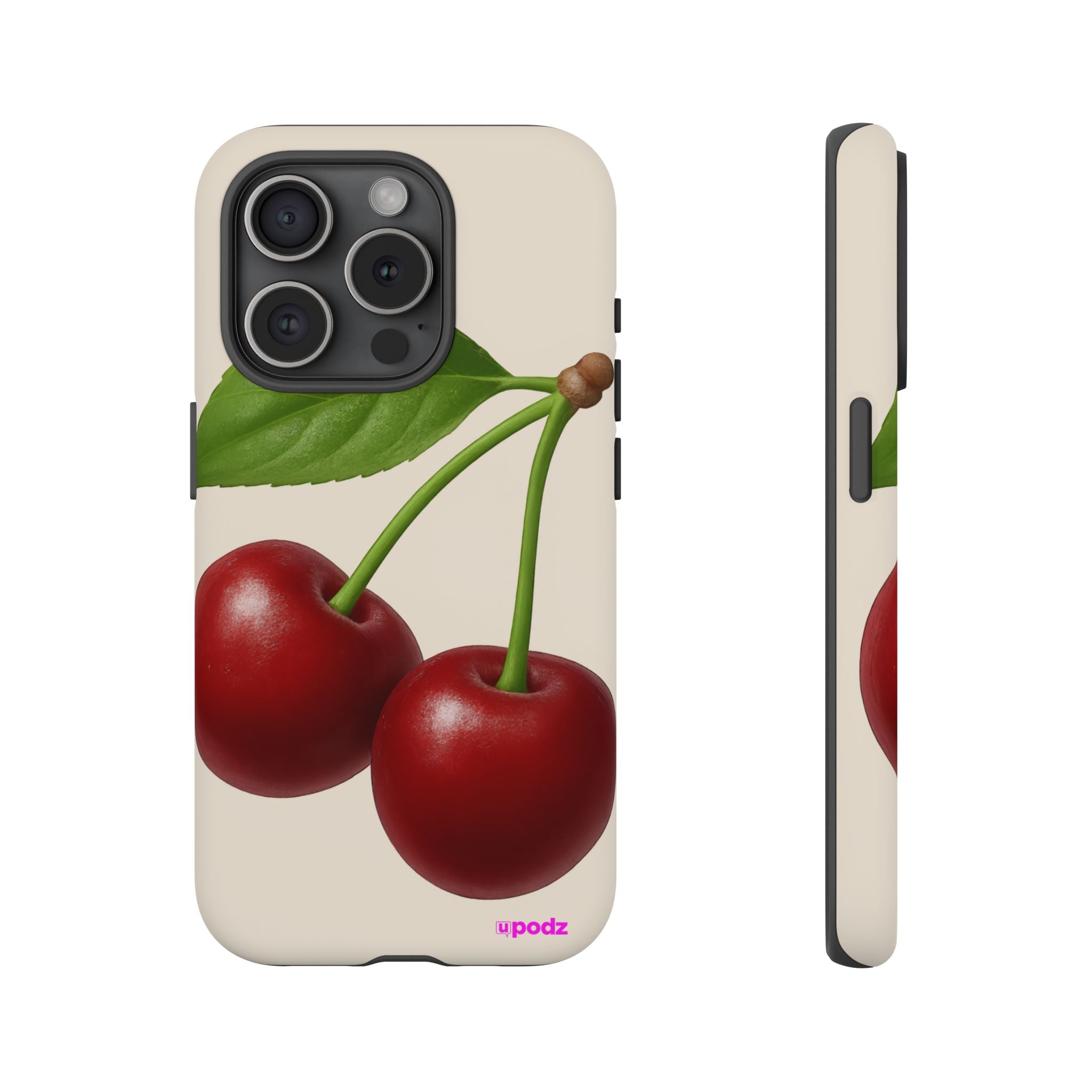 Red Cherry Design, Tough Cases, Phone Cover