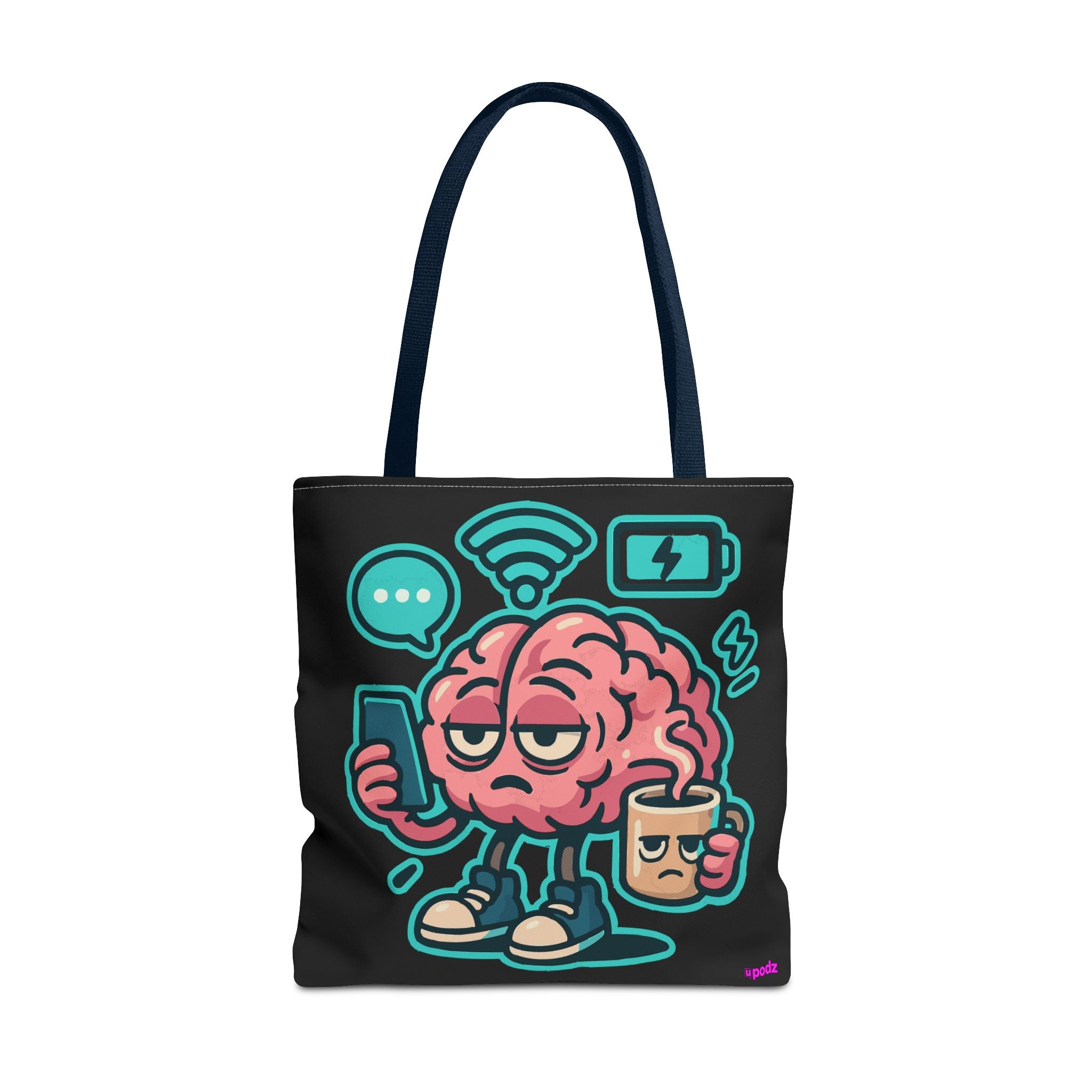 Brain Power Tote Bag - Quirky, Fun Tote Bag