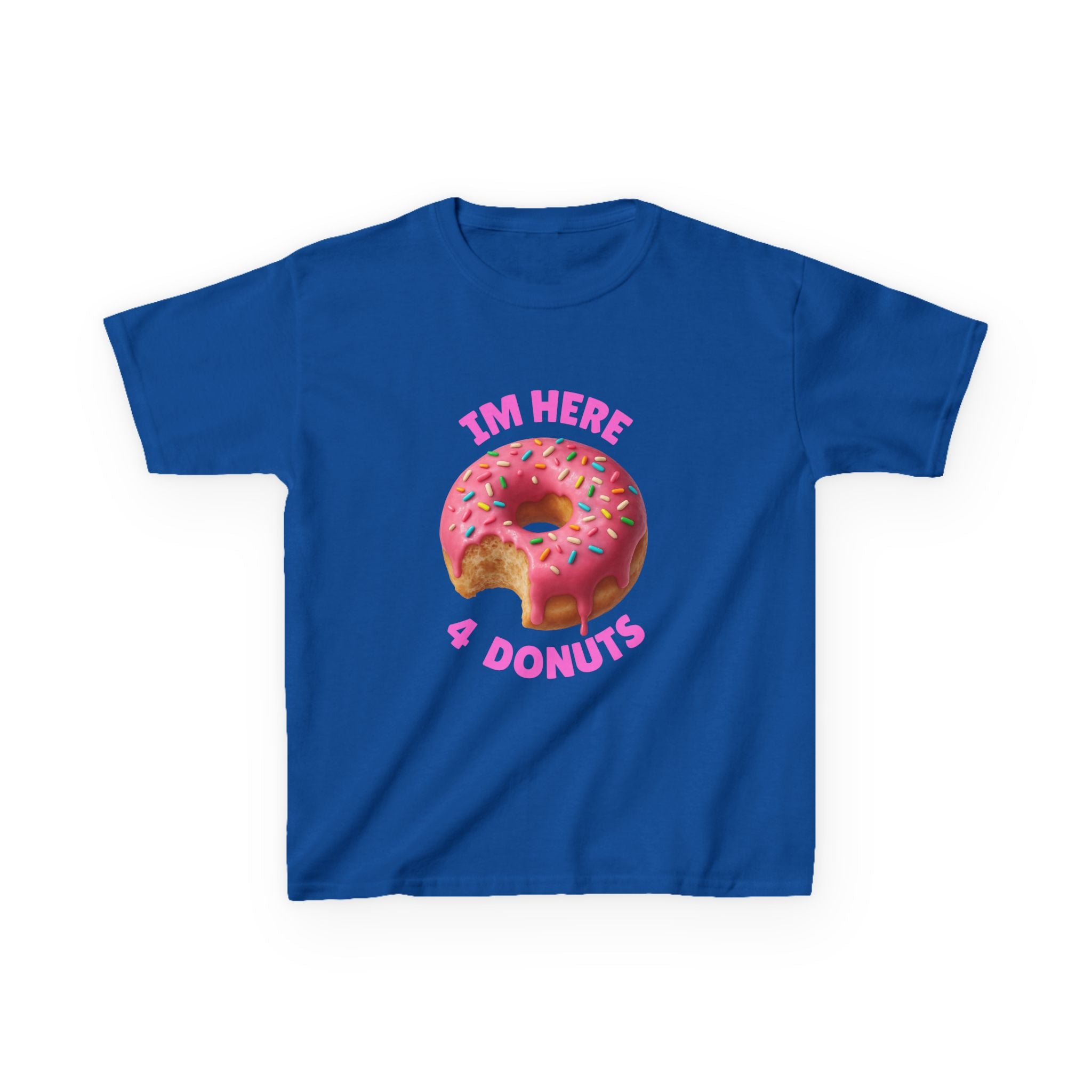 Donuts are life! Kids Tee, Fun Graphic Tee, Kids Cotton T-Shirt