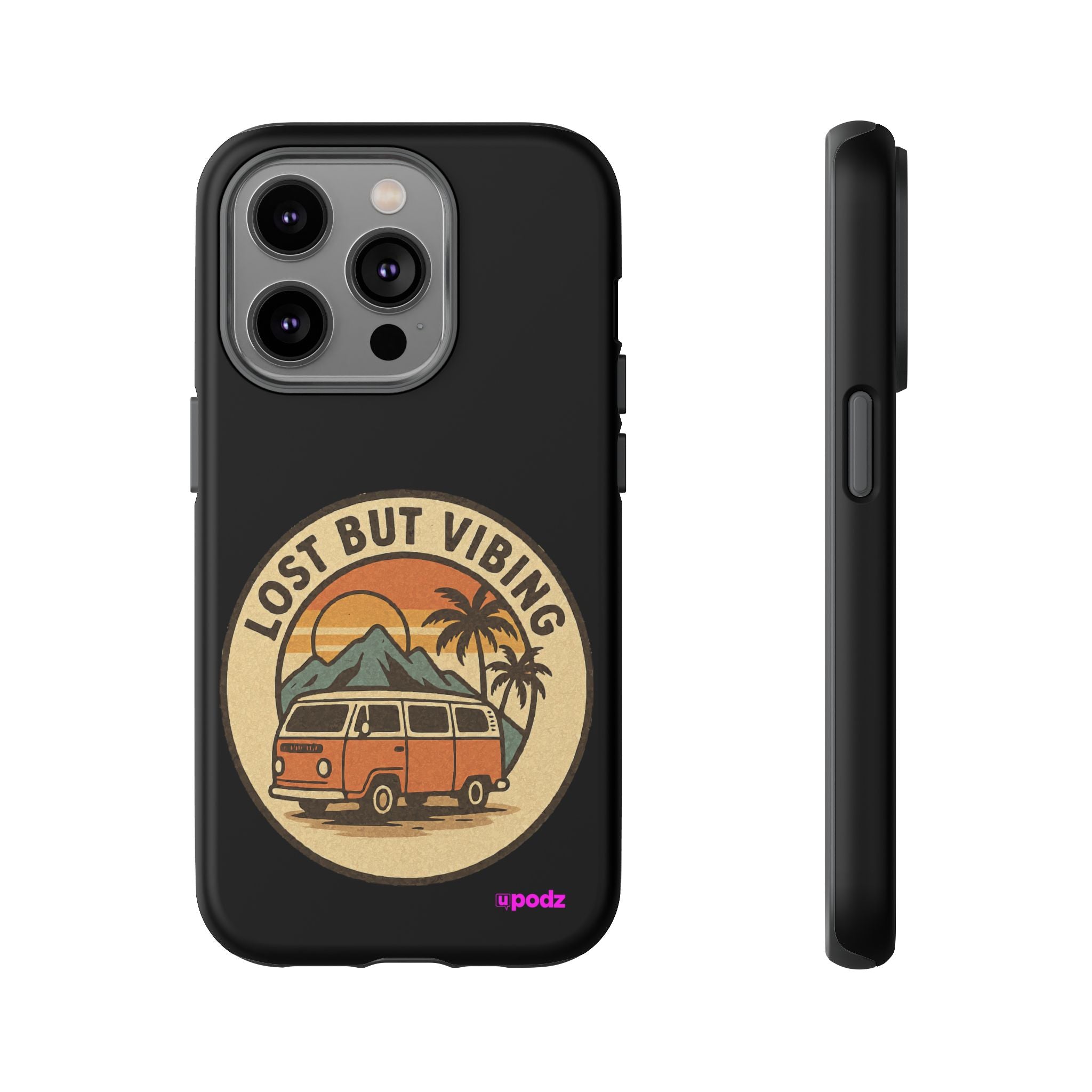 Lost But Vibing Design, Tough Cases, Phone Cover