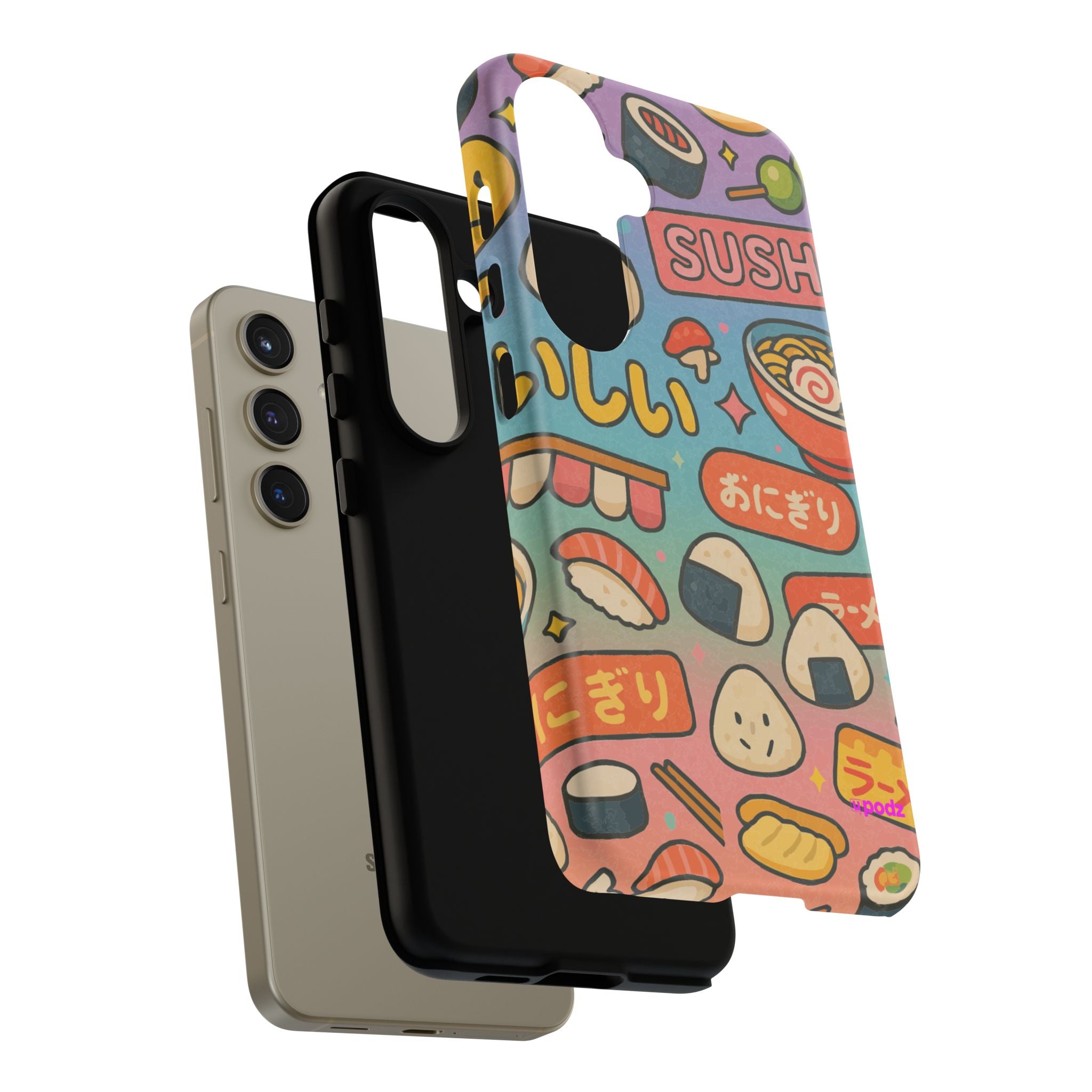 I love Sushi, White Cover Design, Tough Cases, Phone Cover